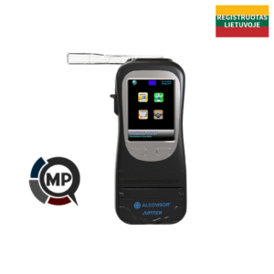Profesionalus elektrocheminis alkotesteris Alcovisor Jupiter su įmontuotu spausdintuvu