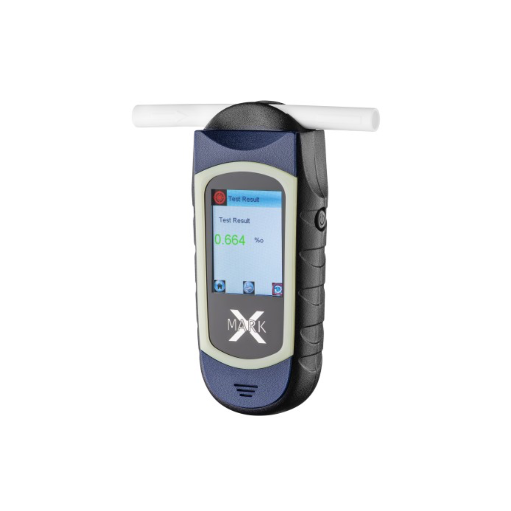 Profesionalus elektrocheminis alkotesteris Alcovisor Mark X (mėlynas) - Image 2