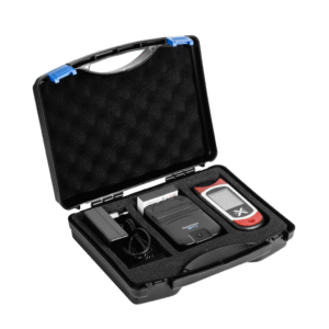 Profesionalus elektrocheminis alkotesteris Alcovisor Mark X su spausdintuvu (raudonas)